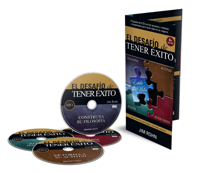 Challenge to Succeed Spanish Edition 4-CD Set by Jim Rohn