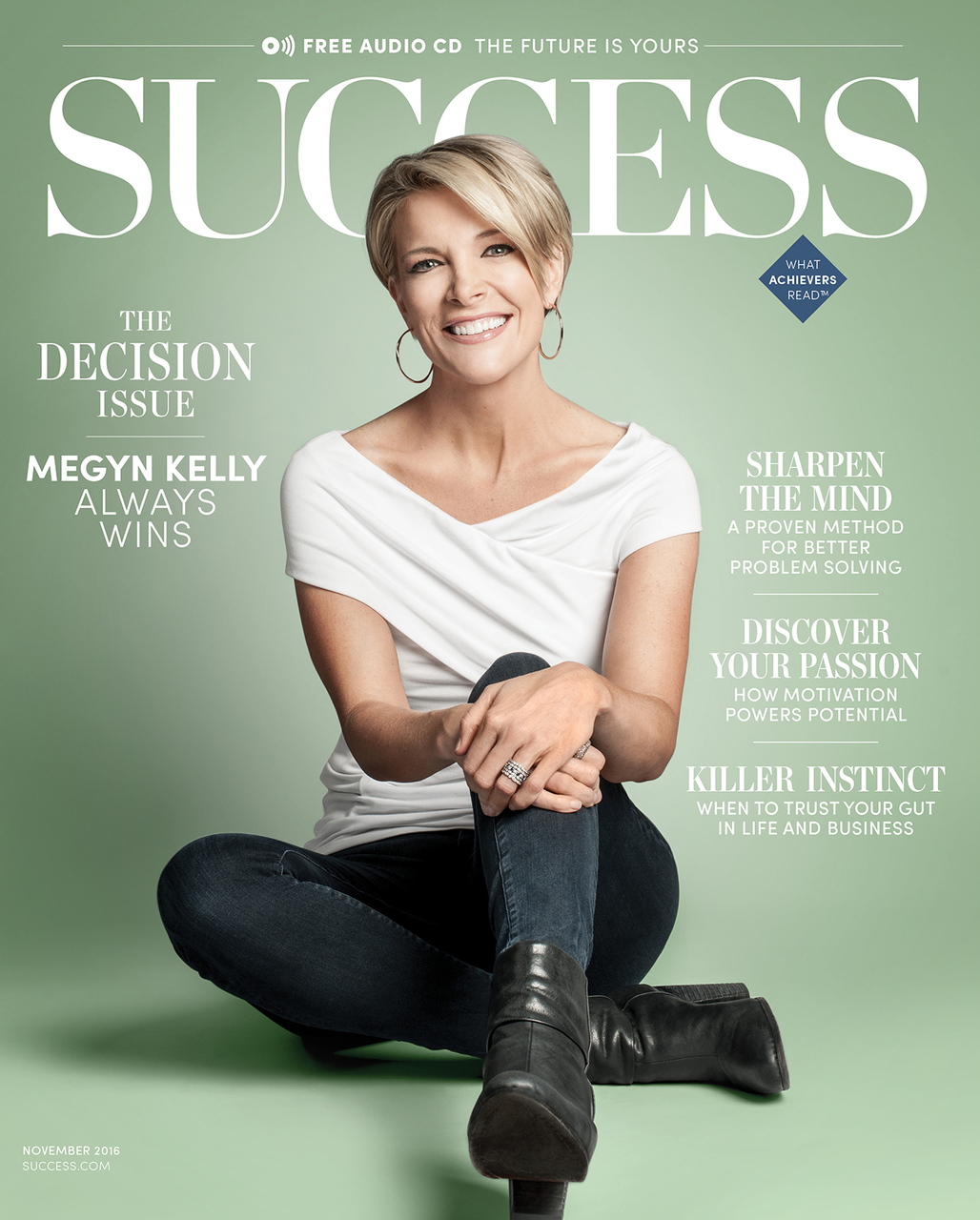 SUCCESS Magazine November 2016 - Megyn Kelly