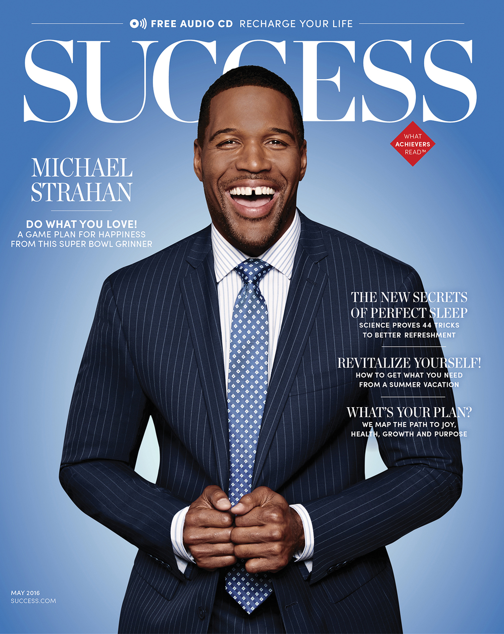 SUCCESS Magazine May 2016 - Michael Strahan